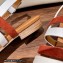 Hermes Ephese sandals in calfskin Brown/White 2023