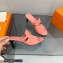 Hermes Heel 7cm Cute sandals Suede Pink 2023