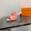 Hermes Heel 7cm Cute sandals Suede Pink 2023