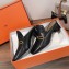 Hermes Heel 5cm Diane mules in Calfskin Black 2023
