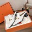 Hermes Heel 5cm Diane mules in Calfskin White 2023