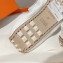 Hermes Echo loafers with perforated signature "H" detail White 2023