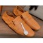 Hermes Echo loafers with perforated signature "H" detail Brown 2023