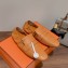 Hermes Echo loafers with perforated signature "H" detail Brown 2023