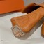 Hermes Echo loafers with perforated signature "H" detail Brown 2023