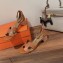 Hermes Heel 5cm Encens sandals in calfskin Brown 2023