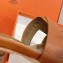 Hermes Heel 5cm Encens sandals in calfskin Brown 2023