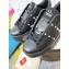 Valentino Heel 6cm platform Rockstud Untitled sneakers in calfskin Black/Gold 2023