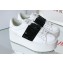 Valentino Heel 6cm platform Rockstud Untitled sneakers in calfskin White/Crystals Black 2023