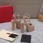 Valentino Heel 15.5cm platform 5.5cm Rockstud pumps in patent leather Nude 2023