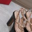 Valentino Heel 15.5cm platform 5.5cm Rockstud pumps in patent leather Black 2023