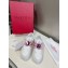 Valentino Heel 6cm platform Rockstud Untitled sneakers in calfskin White/Purple 2023