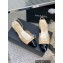 Chanel Heel 2cm Lambskin & Patent Calfskin Slingbacks Beige 2023