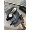 Chanel Heel 6.5cm Lambskin & Patent Calfskin Slingbacks Black 2023