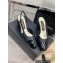 Chanel Heel 6.5cm Lambskin & Patent Calfskin Slingbacks Black 2023