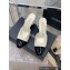 Chanel Heel 6.5cm Lambskin & Patent Calfskin Slingbacks White 2023