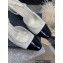Chanel Heel 6.5cm Lambskin & Patent Calfskin Slingbacks White 2023