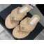 Chanel Lambskin FLIP-FLOPS Mules G40118 Beige 2023