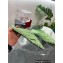 Bottega Veneta Open-back Intreccio leather Alfie Slippers Light Green 2023