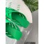 Bottega Veneta Open-back Intreccio leather Alfie Slippers Green 2023