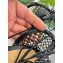 Bottega Veneta Sparkle Stretch Lace-Up Flat Sandals Black 2023