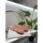 Bottega Veneta Sparkle Stretch Lace-Up Flat Sandals Pink 2023