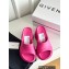 Givenchy Heel 10cm Marshmallow wedge sandals in rubber Fuchsia 2023