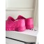 Givenchy Heel 10cm Marshmallow wedge sandals in rubber Fuchsia 2023