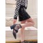 Chanel Heel 5.5cm Resille, Strass, Kid Suede & Patent Calfskin Black Mary Janes G40097 2023