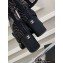 Chanel Heel 9cm Resille, Strass, Kid Suede & Patent Calfskin Black Mary Janes G40105 2023