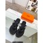 Cheap Sale Hermes Gipsy sandals in Nappa leather with platform Black 2023