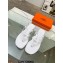 Cheap Sale Hermes Gipsy sandals in Nappa leather with platform White 2023