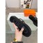 Cheap Sale Hermes Gipsy sandals in Nappa leather with platform Black 2023