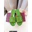Cheap Sale Tory Burch ELEANOR JELLY SLIDE Sandals Green 2023