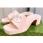 Cheap Sale Gucci Heel 5.5cm platform 2.5cm Interlocking G Rubber slide sandals Beige 2023