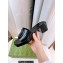 Cheap Sale Gucci Heel 5.5cm platform 2.5cm Interlocking G Rubber slide sandals Black 2023