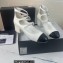 Chanel Heel 4.5cm Lambskin and Calfskin Mary Janes G39515 White 2023
