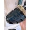 Cheap Sale Moschino Jelly PVC sandals Black with Lettering logo 2023
