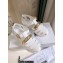 Cheap Sale Moschino Jelly PVC sandals White with Lettering logo 2023