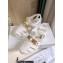 Cheap Sale Moschino Jelly PVC sandals White with Lettering logo 2023