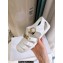 Cheap Sale Moschino Jelly PVC sandals White with Lettering logo 2023