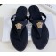 Cheap Sale Versace Medusa Thong Sandals Black 2023