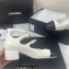 Chanel Heel 4.5cm Lambskin and Calfskin Mary Janes G39515 White 2023