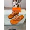 Cheap Sale Hermes Gipsy sandals in Nappa leather with platform Brown 2023