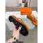 Cheap Sale Hermes Gipsy sandals in Nappa leather with platform Brown 2023