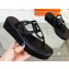 Cheap Sale Hermes Gipsy sandals in Nappa leather with platform Black 2023
