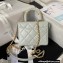 Chanel Small Vanity Case Bag AS3973 Lambskin Pale Green 2023
