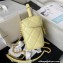 Chanel Small Vanity Case Bag AS3973 Lambskin Yellow 2023