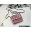 Chanel Sequins Mini Classic Flap Bag 1115 Pink 2023