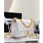 Chanel Lambskin Small Flap Bag AS4012 White 2023